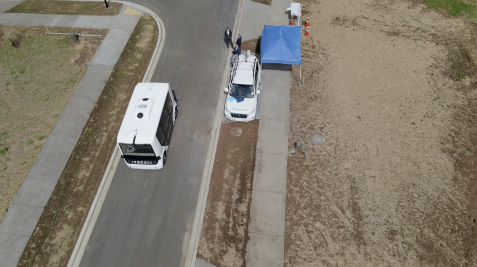 Auckland Smart Village tests self driving shuttle system